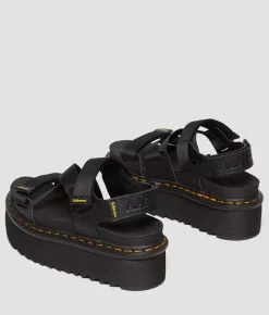 Dr. Martens Kimber Athena Flatform Sandal Black Clearance