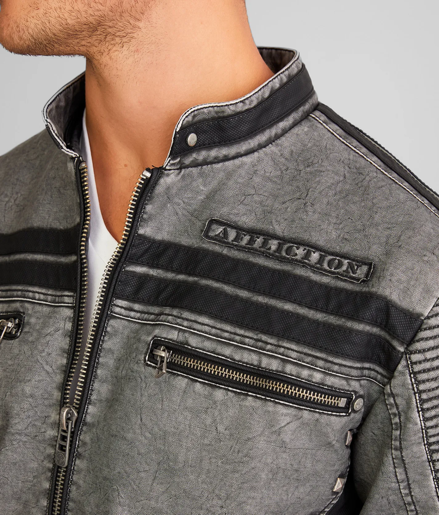 Coats & Jackets | Affliction Kindred Hooded Jacket Grey