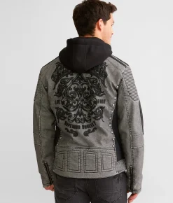 Coats & Jackets | Affliction Kindred Hooded Jacket Grey