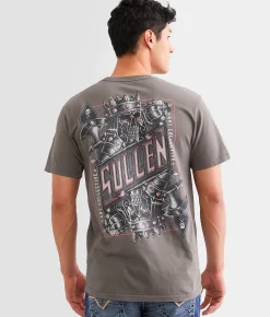 Sullen King Of Spades T-Shirt Gunmetal New
