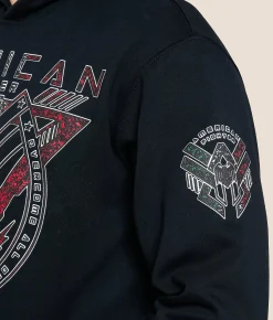 Tops | American Fighter Kingsland Hooded Sweatshirt Black