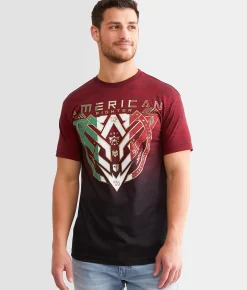 Graphic T-Shirts | American Fighter Kingsland T-Shirt Jester Red Black
