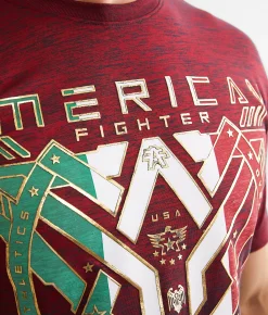 Graphic T-Shirts | American Fighter Kingsland T-Shirt Jester Red Black
