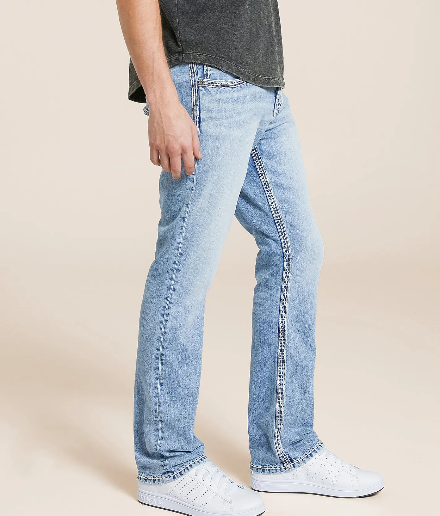 Ace High King Straight Stretch Jean Euchre Discount