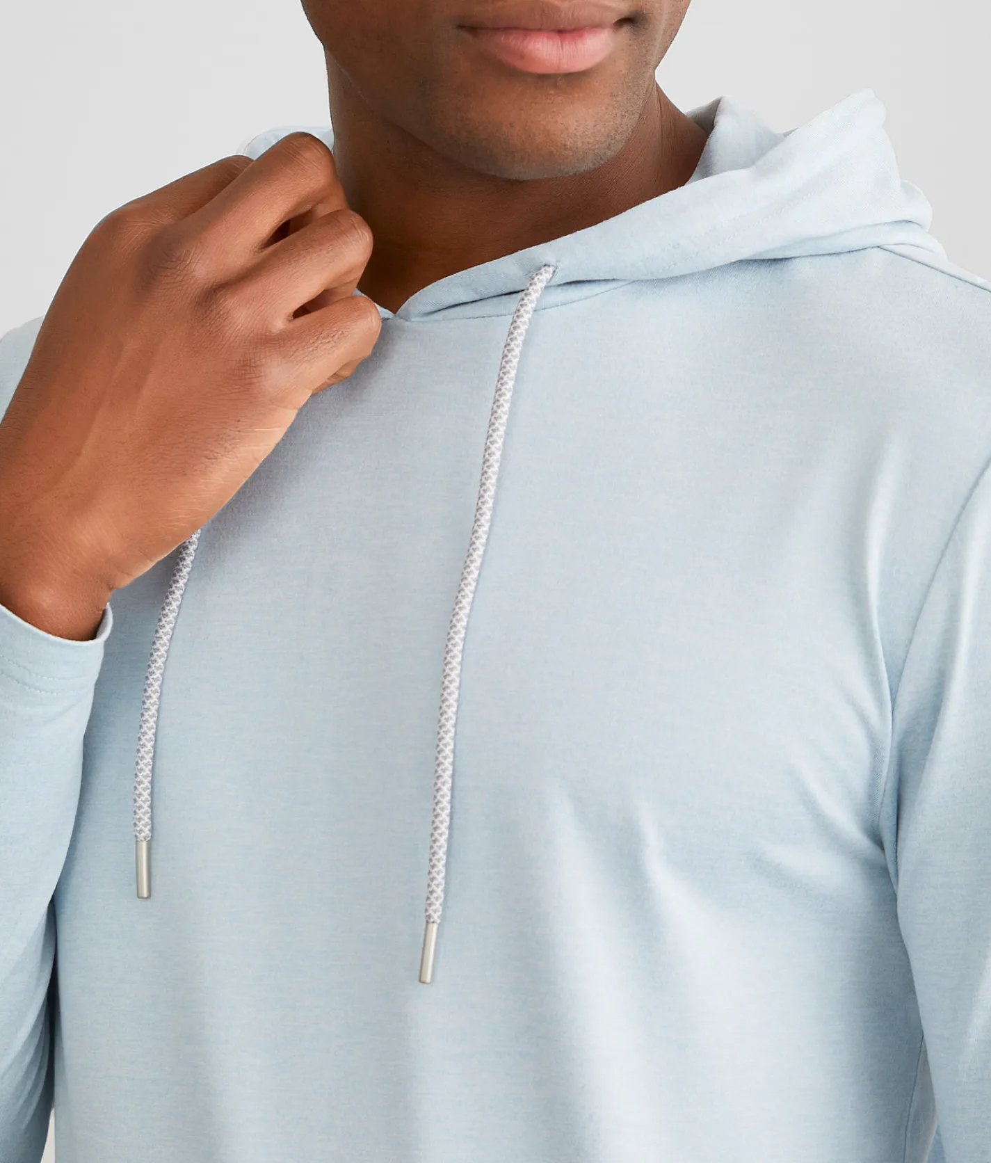 BKE Kirby Performance Hoodie Light Blue Sale