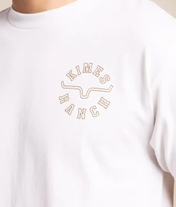 Kimes Ranch Kneel T-Shirt White Discount