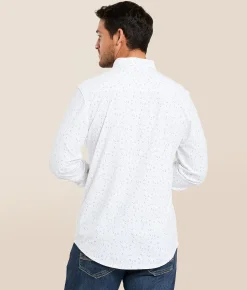 J.B. Holt Knit Athletic Performance Shirt White Blue Online