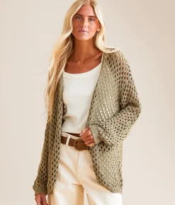 Tops | Daytrip Knit Cardigan Sweater Pink