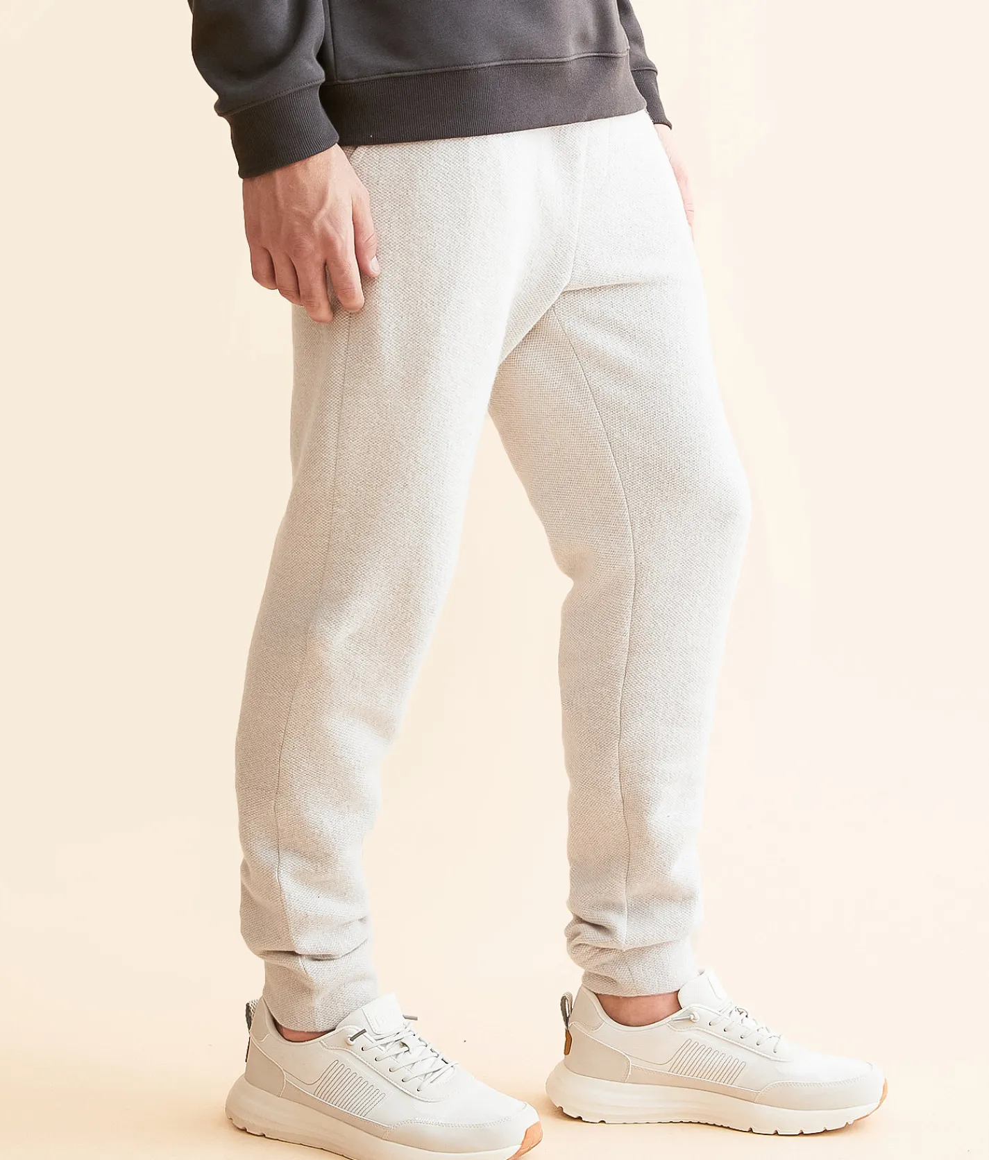 Departwest Knit Jogger Oatmeal Hot