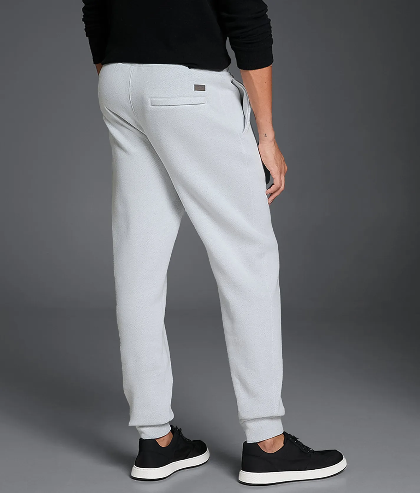 Outpost Makers Knit Joggers White Grey Sale