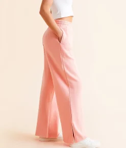Bottoms | Risen Knit Sweatpant Blush