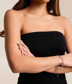 Tops | FITZ + EDDI Knit Tube Top Nouvean Navy