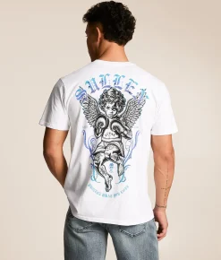 Tops|Graphic T-Shirts | Sullen Knock Out T-Shirt White