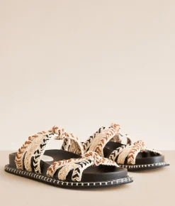 Oasis Society Knotted Sandal Black Hot