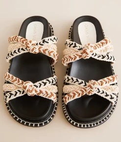 Oasis Society Knotted Sandal Black Hot