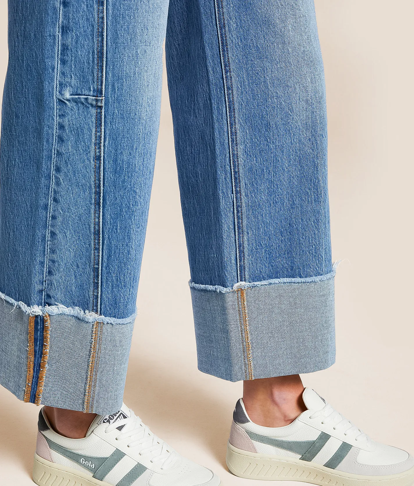 Bottoms | VERVET by Flying Monkey Kris Baggy Cropped Wide Leg Jean Gratifies