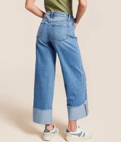 Bottoms | VERVET by Flying Monkey Kris Baggy Cropped Wide Leg Jean Gratifies