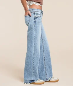 Jeans|Bottoms | VERVET by Flying Monkey Kris Baggy Low Rise Stretch Jean Glorious Radiance