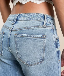 Jeans|Bottoms | VERVET by Flying Monkey Kris Baggy Low Rise Stretch Jean Glorious Radiance