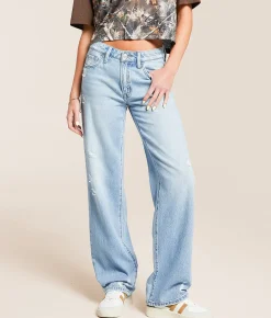 VERVET by Flying Monkey Kris High Rise Baggy Taper Jean Gloaming