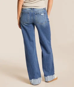 VERVET by Flying Monkey Kris Low Rise Baggy Stretch Jean Brilliance Hot