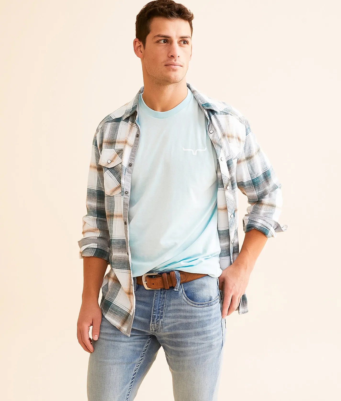 Kimes Ranch KR PE T-Shirt Ice Blue Best