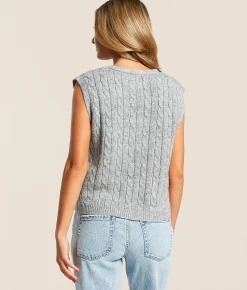 Gameday SOCIAL® K-State Sweater Vest Grey Outlet