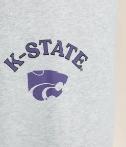 Bottoms|Activewear | HYPE AND VICE K-State Wildcats Sweatpant Heather Grey