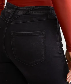 KanCan Signature Kurvy High Rise Cropped Straight Jean Stacey Hot