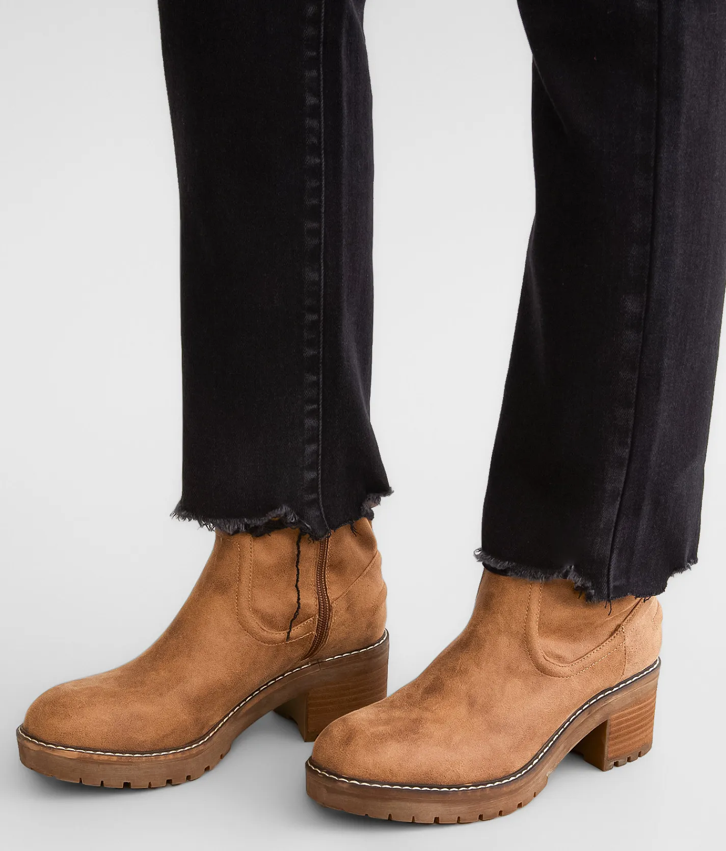 KanCan Signature Kurvy High Rise Cropped Straight Jean Stacey Hot