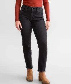 KanCan Signature Kurvy High Rise Cropped Straight Jean Stacey Hot