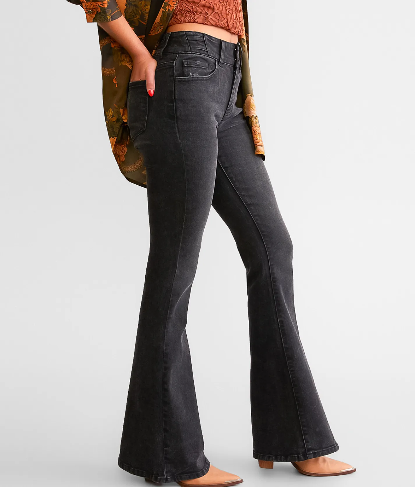 Jeans|Bottoms | KanCan Signature Kurvy High Rise Flare Stretch Jean Jamie