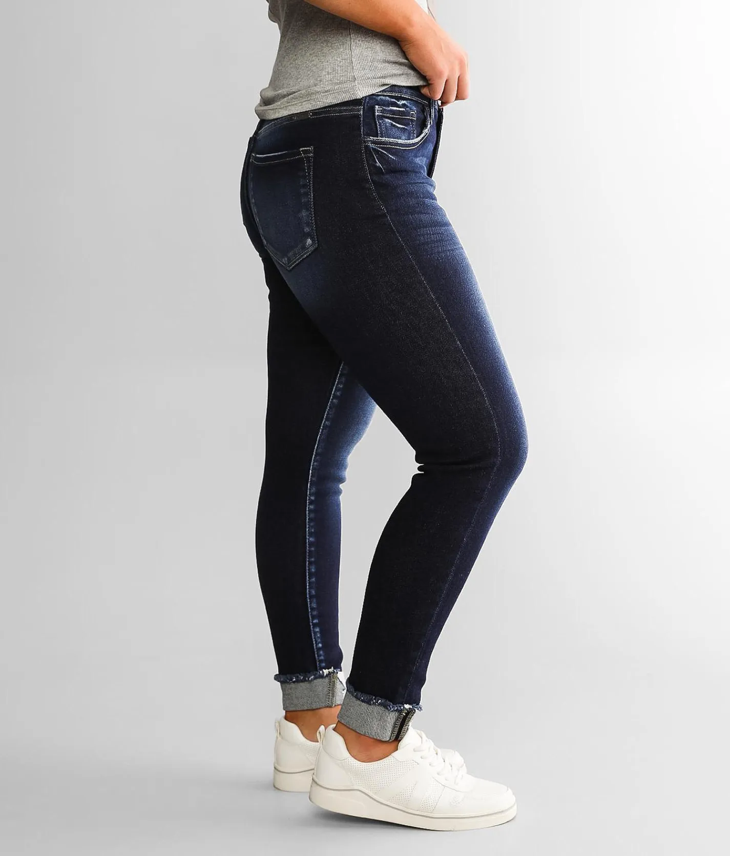 KanCan Signature Kurvy Mid-Rise Ankle Skinny Jean Jasmin Sale