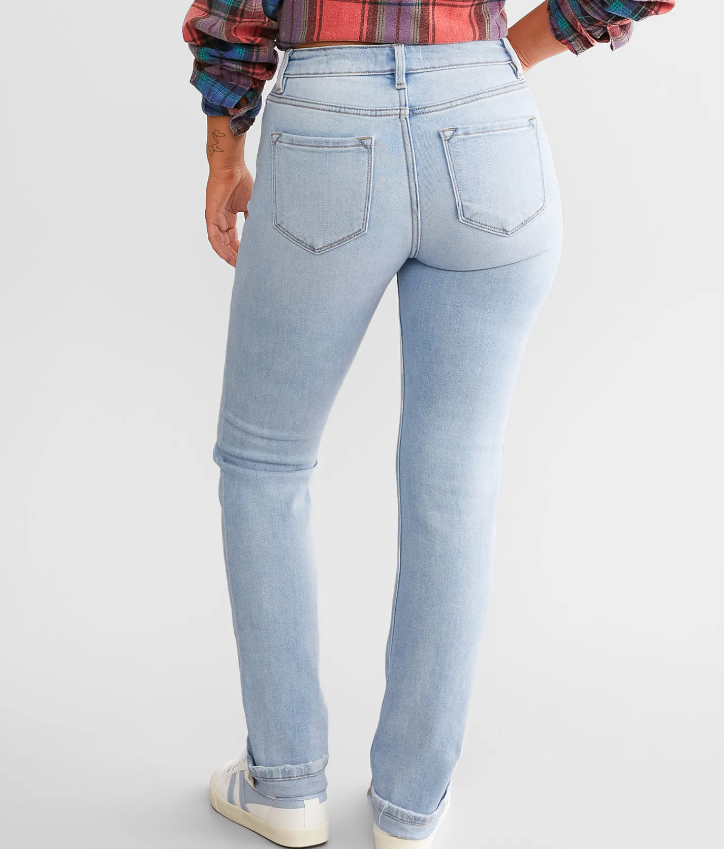 Jeans|Bottoms | KanCan Signature Kurvy Mid-Rise Straight Stretch Jean Hannah