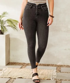 KanCan Signature Kurvy Ultra High Ankle Jean Rowan New