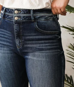 KanCan Signature Kurvy Ultra High Ankle Straight Jean Tessa Best