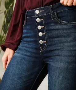 KanCan Signature Kurvy Ultra High Rise Skinny Jean Ruby Clearance