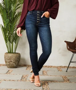 KanCan Signature Kurvy Ultra High Rise Skinny Jean Ruby Clearance