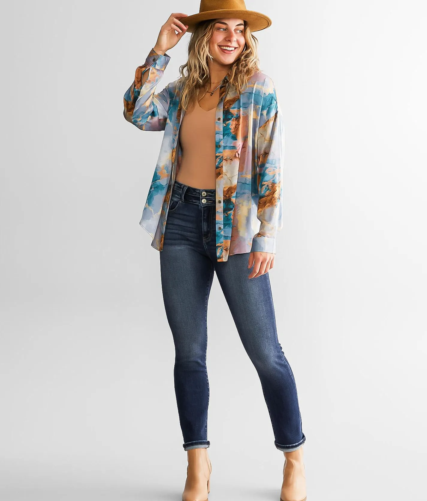 KanCan Signature Kurvy Ultra High Straight Jean Ivy Clearance