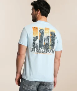 Graphic T-Shirts | Fieldstone 4 Labs T-Shirt Chambray