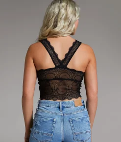 Tops | BKE core Lace Full Coverage Bralette Deep Taupe
