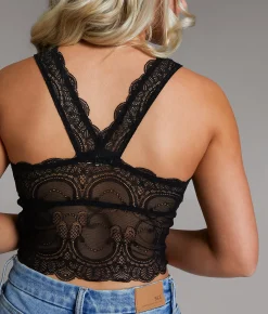 Tops | BKE core Lace Full Coverage Bralette Deep Taupe