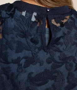 Daytrip Lace Tank Top Navy Sale