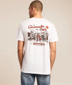 Sendero Provisions Co. La Cucaracha T-Shirt Vintage White Discount