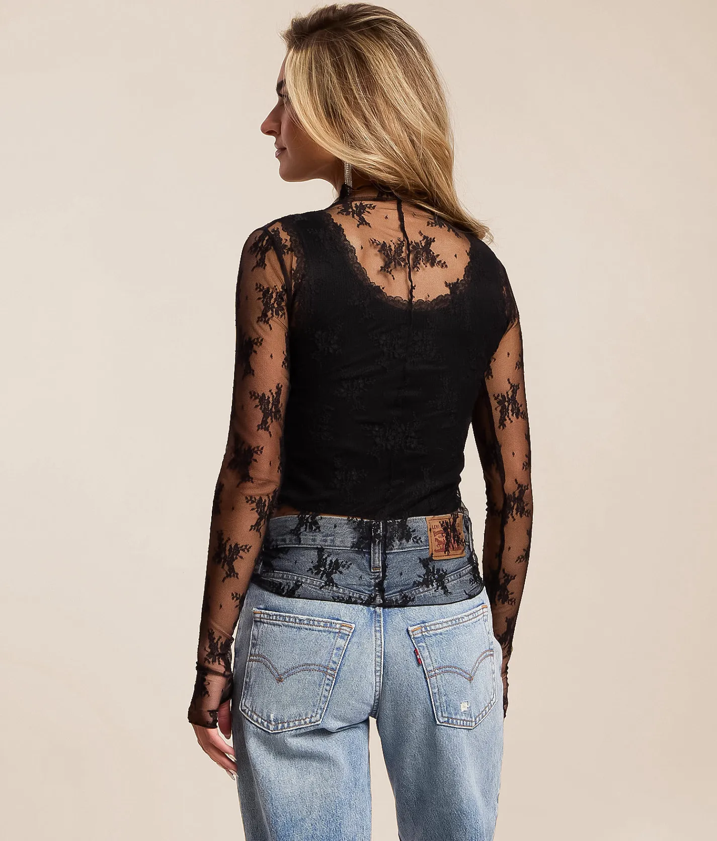 Free People Lady Lux Layering Top Black Online