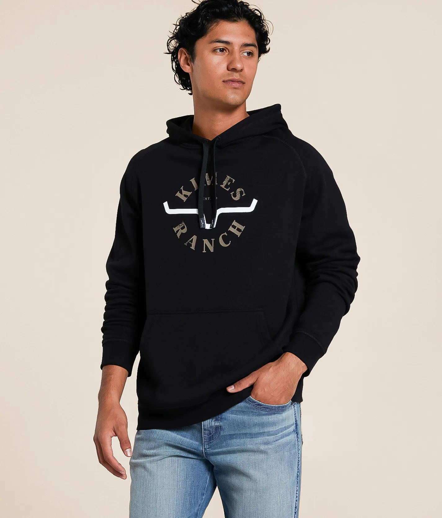 Kimes Ranch Lago Hooded Sweatshirt Black New