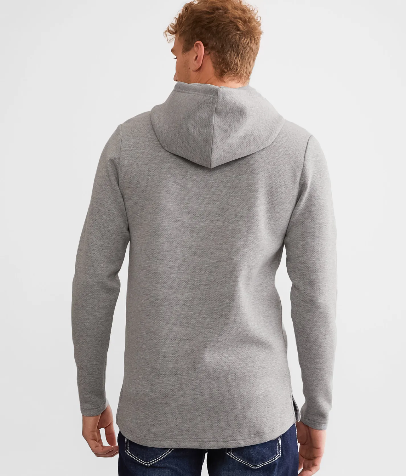 BKE Laidlaw Performance Hoodie Grey Heather Discount