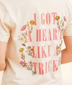 Tops | Life Clothing Lainey Wilson Heart Like A Truck T-Shirt Taupe