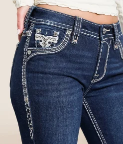 Jeans | Rock Revival Lainna Mid-Rise Skinny Stretch Jean Lainna MS203