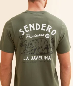 Graphic T-Shirts | Sendero Provisions Co. La Javelina T-Shirt Military Green